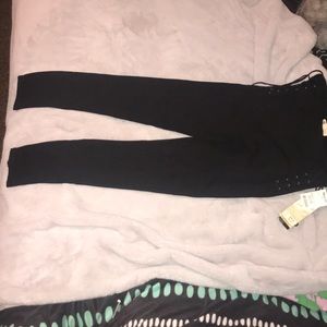High rise skinny black jeans